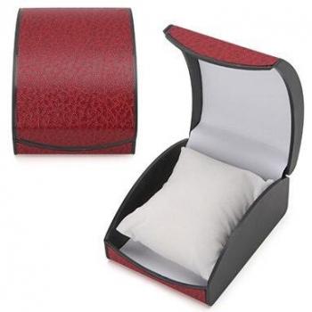 Elegante Schmuckbox für Armbanduhr aus Faux Leder