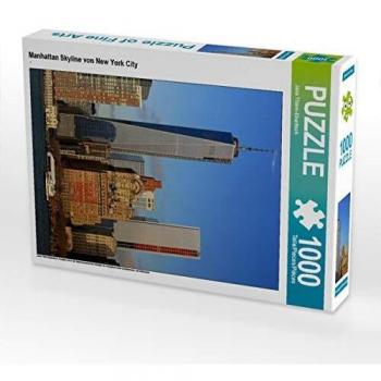 CALVENDO Puzzle Manhattan Skyline 1000 Teile 48 x 64 cm von Jana Thiem-Eberitsch