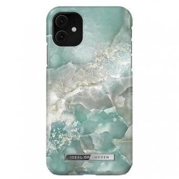 IDeal Of Sweden Designer Hard-Cover Azura Marble (iPhone 11), Smartphone Hülle, Blau, Gold, Silber