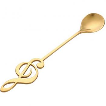 Stainless Steel Coffee Spoon with Music Notes