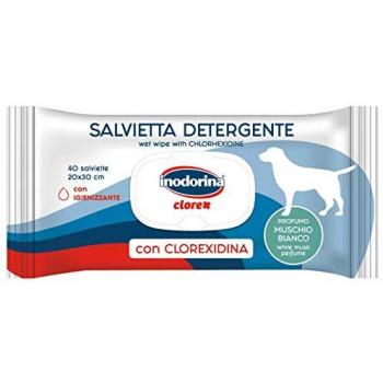 Inodorina Toallitas Clorhex Perfume Almizcle Blanco 40Ud