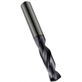 Dormer R457 3.70MM Carbide Straight Shank Force X Drill - Oil Feed - TiAlN Coated