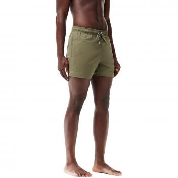 Bañador Corto Lacoste Verde para Hombre - Secado Rápido