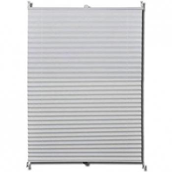 Plisovaná roleta 40 x 125 cm biela