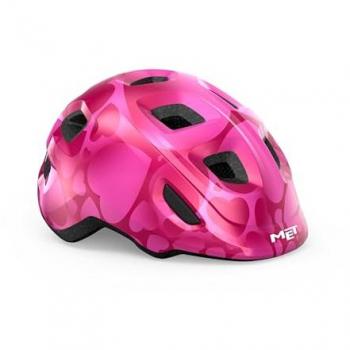 Kask MET HOORAY XS serca różowy