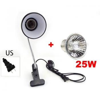 Kit Iluminación Reptil 110V con Soporte Clip