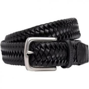 Cinturón de piel Hackett Plait Lthr para hombre