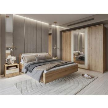Chambre complète VERTIGO – Lit 160x200 avec Sommier et 2 Chevets