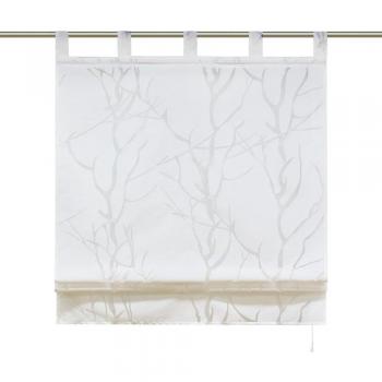 Polyester Tab Top Roman Curtains