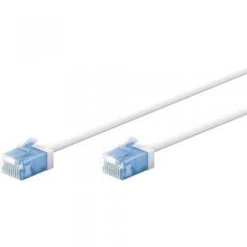 Cable de interconexión ultraflexible Cat.6a U/UTP super slim 15 m blanco