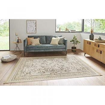 Nouristan Beige Tufted Area Rug 135 x 195cm