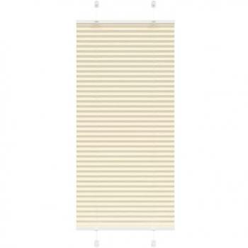 Creme Plissé VidaXL Preto 60×150 cm