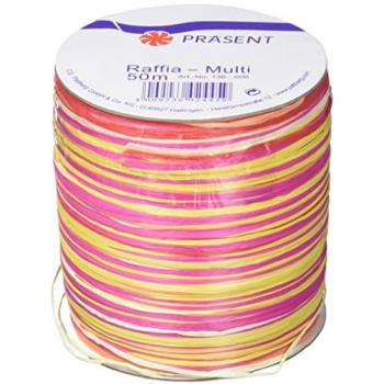 Geschenkverpackungsband PRÄSENT – Raffia Matt 3 mm, 50 m
