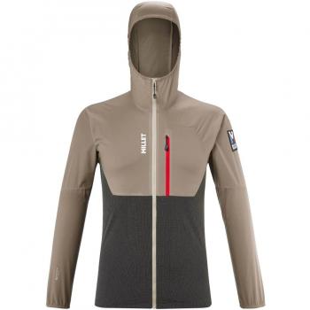 Moletom Masculino Millet Trilogy Sky Bege com Capuz Curto