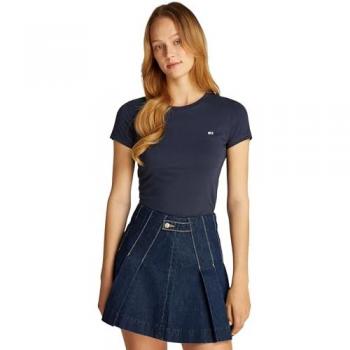 Tommy Jeans T‑shirt Slim Fit Blu Nera