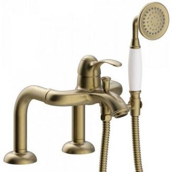 TROBA 24219401 Grifo para Borde de Bañera en Color Latón Antiguo