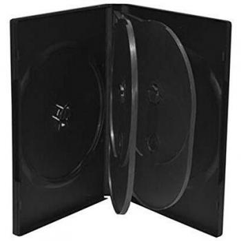 Boîtier DVD 5 pièces 22 mm Noir
