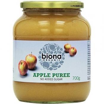 Organic Apple Puree by Biona - 700g Pack of 6 - No Added Sugar