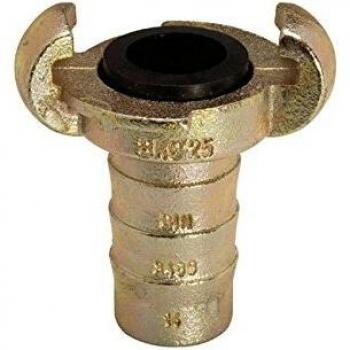 Riegler Klauenkupplung mit Schlauchanschluss, LW 10 (3/8 Zoll), DN 7