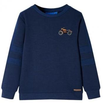 Felpa per Bambini Blu Marino Mélange 104