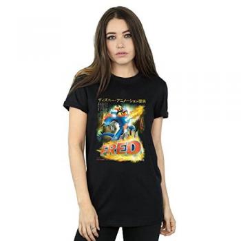 Disney Big Hero 6 Fred Anime Poster Cotton T-Shirt