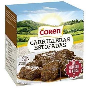 CARRILLERAS ESTOFADAS CON REDUCCION AL MENCIA COREN 380 GRS