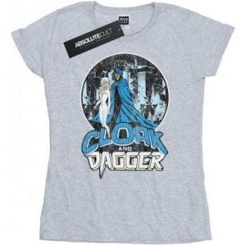 Marvel Ladies Cloak & Dagger Retro T-Shirt XL White