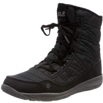 Jack Wolfskin Portland Boot W, Chaussures de Randonnée Hautes Femme, Couleur Noir