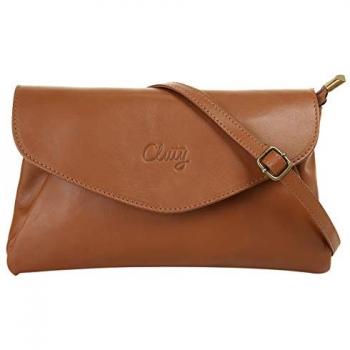 Cluty Abendtasche aus echtem Leder – Made in Italy