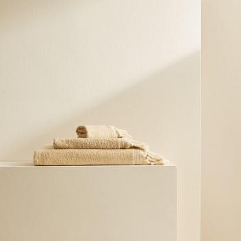 Toalla de baño de algodón y lino 550 gr/m2