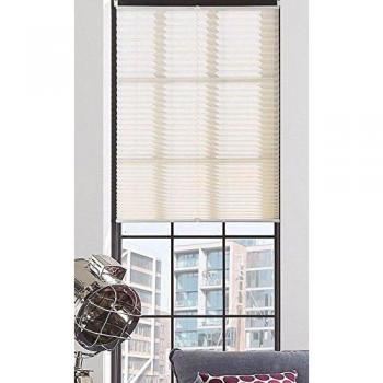DÄHRA Plissees in Crush‑Optik – 70 x 210 cm – Beige / Creme