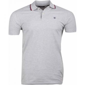 Jack & Jones Men's Casual Polo - Dark Grey Cotton - Size Small