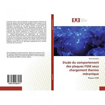 Etude du comportement des plaques FGM sous chargement thermo mécanique