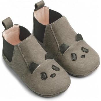 Liewood - Chaussons en cuir Edith Panda Gris - Liewood 16
