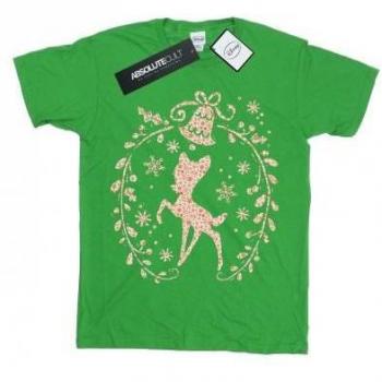 Disney Kids Bambi Christmas Wreath T-Shirt