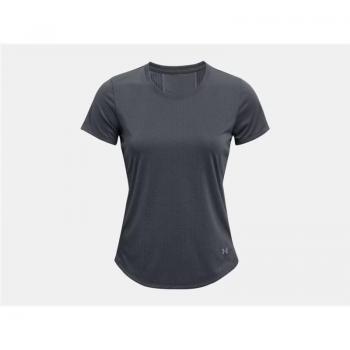 Camiseta de manga corta Under Armour Stride para mujer gris