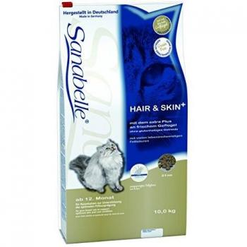 Sanabelle Hair und Skin Katzenfutter, 1 x 10 kg