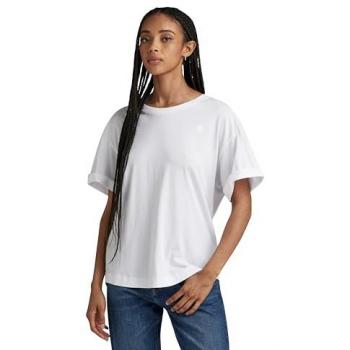 Top G‑Star Rolled Up Sleeve para Mujer, Corte Boyfriend