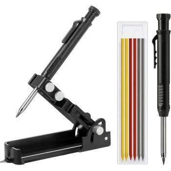 Deep‑Hole Carpenters’ Pencil Set