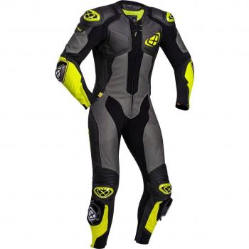 Ixon Vendetta Evo Ensemble Cuir Moto Noir Jaune Taille L