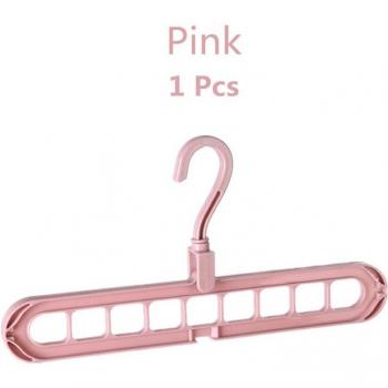 2PCS Multifunctional Magic Multi-Port Plastic Clothes Drying Hangers