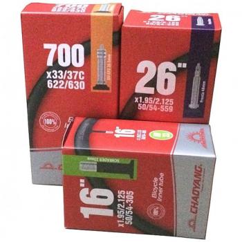 Cámara de ciclismo Chaoyang 20x1.95/2.125 V. Schrader