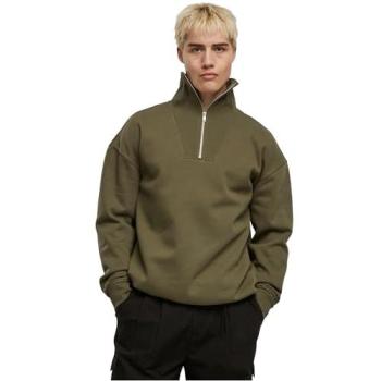 Midnight Brown Urban Classic Men’s ½‑Zip Fleece Sweater – XL