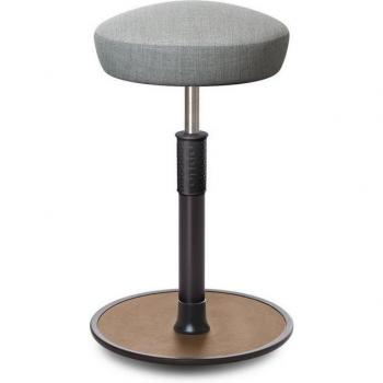 Ongo Sitzhocker Free Tall Hutsitz kvadrat Remix Hellgrau schwarz