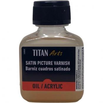 TITAN ARTS BARNIZ CUADROS SATINADO OLEO Y ACRILICO TITAN 100 ML