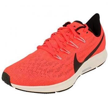 Nike Air Pegasus 36 Men's Running Trainers AQ2203 Sneakers, Bright Crimson Black Grey 600