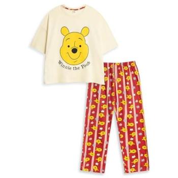 Ensemble de Pyjama Rouge Winnie l'Ourson en Coton