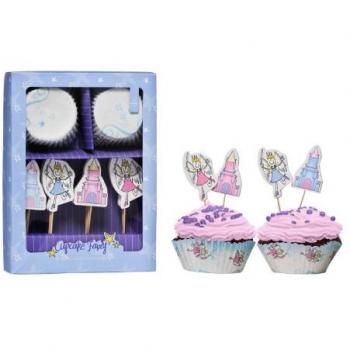 Fairy Cupcake Cases And Toppers Set