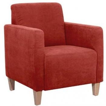 Max Winzer Milla Terracotta Velours Sessel