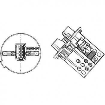 Mahle Resistore, ventola interna ABR 93 000P